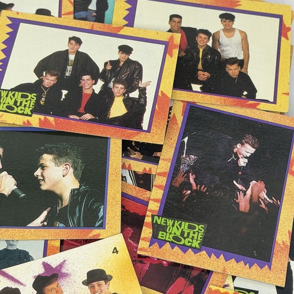Vintage New Kids on the Block Trading Cards Lot of 100+ Cards - Picture 7 of 8